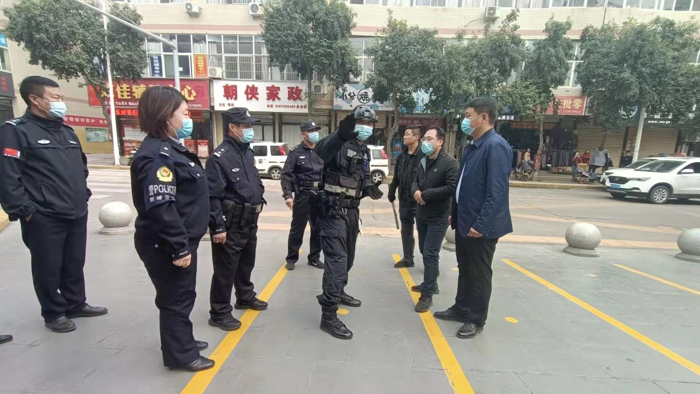 一键报警成效显 合成作战处置快——韩城市公安局以练为战 倾力打造智慧平安校园