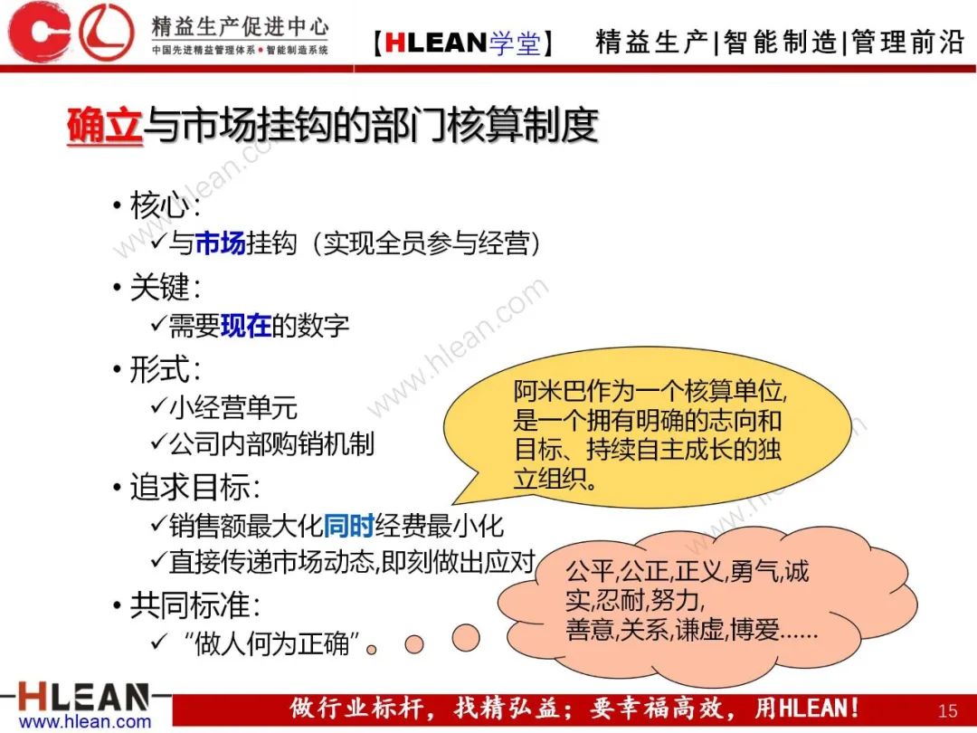 「精益学堂」阿米巴经营