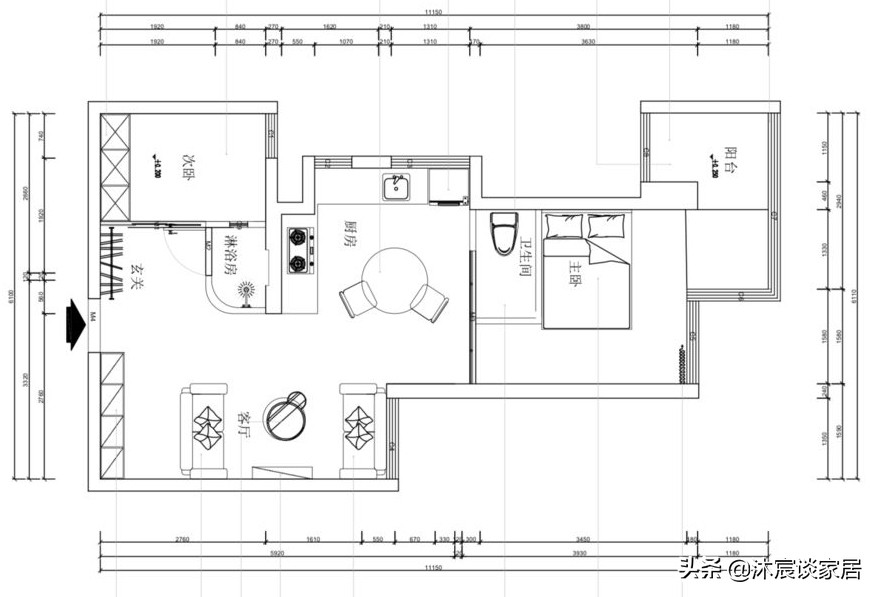 她买下46㎡小屋，装成侘寂风，家徒四壁的那种，想不到住着很舒适