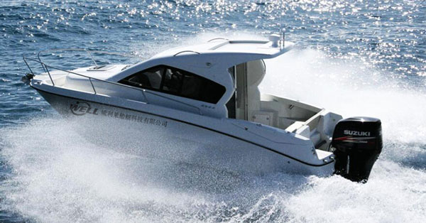 威利莱9.8米雅马哈双机海上拖伞快艇，专业拖伞船海钓船生产厂家