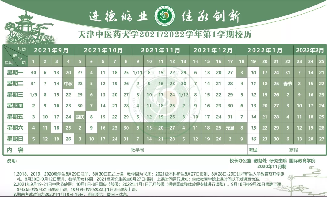 2021-2022天津各大高校寒假安排陆续出炉！你收到学校通知了吗？
