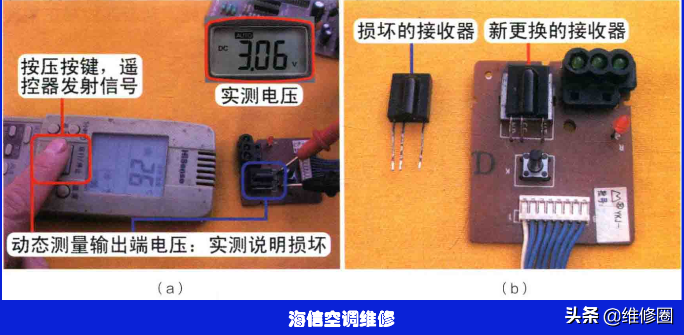 案例：海信空调遥控不开机看如何维修