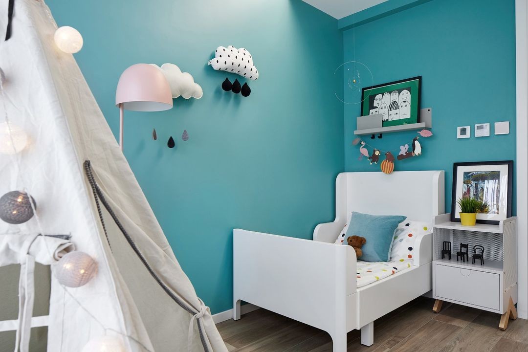 【親子宅設計精選】103平新房裝潢，將陽台一分為二，為將來的寶寶預留遊戲區域