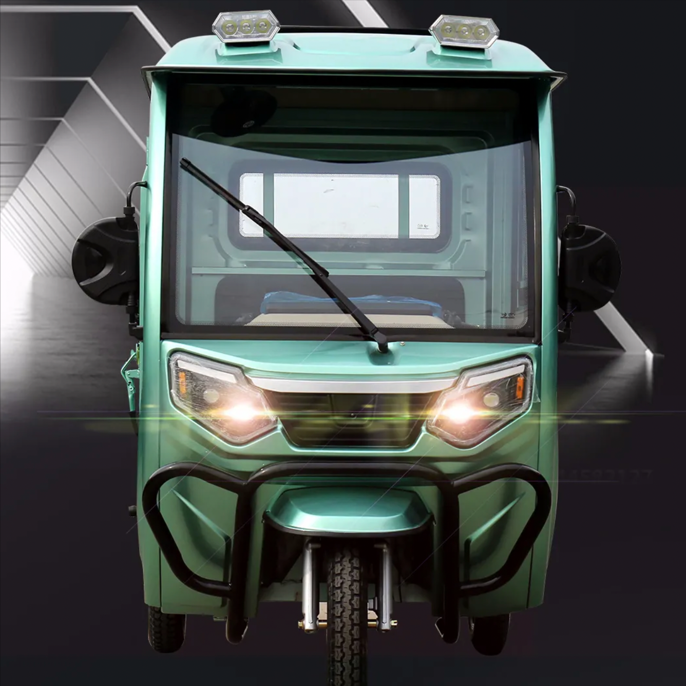 淮海半篷三轮车评测:搭载800w电机,省电又能跑,出门不挨冻-全球电动车