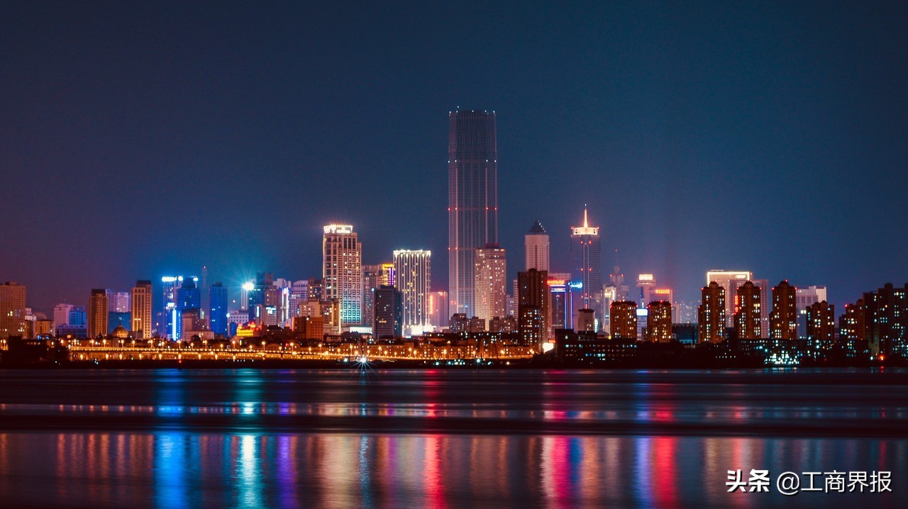 呼和浩特夜景照片图片