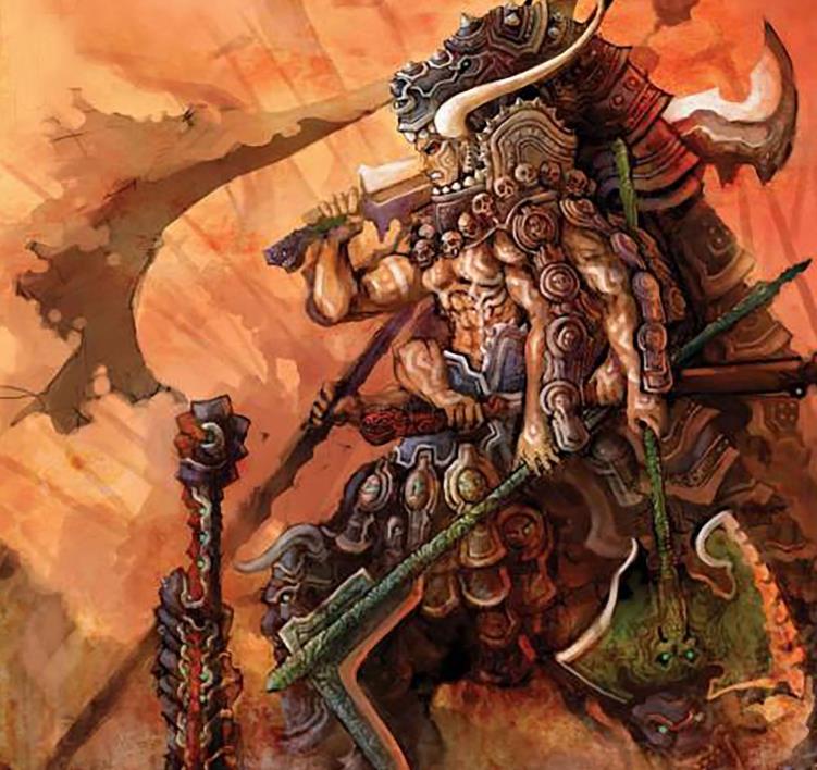 山海经魔神刑天以乳为目,以脐为口,真正寓意是啥?