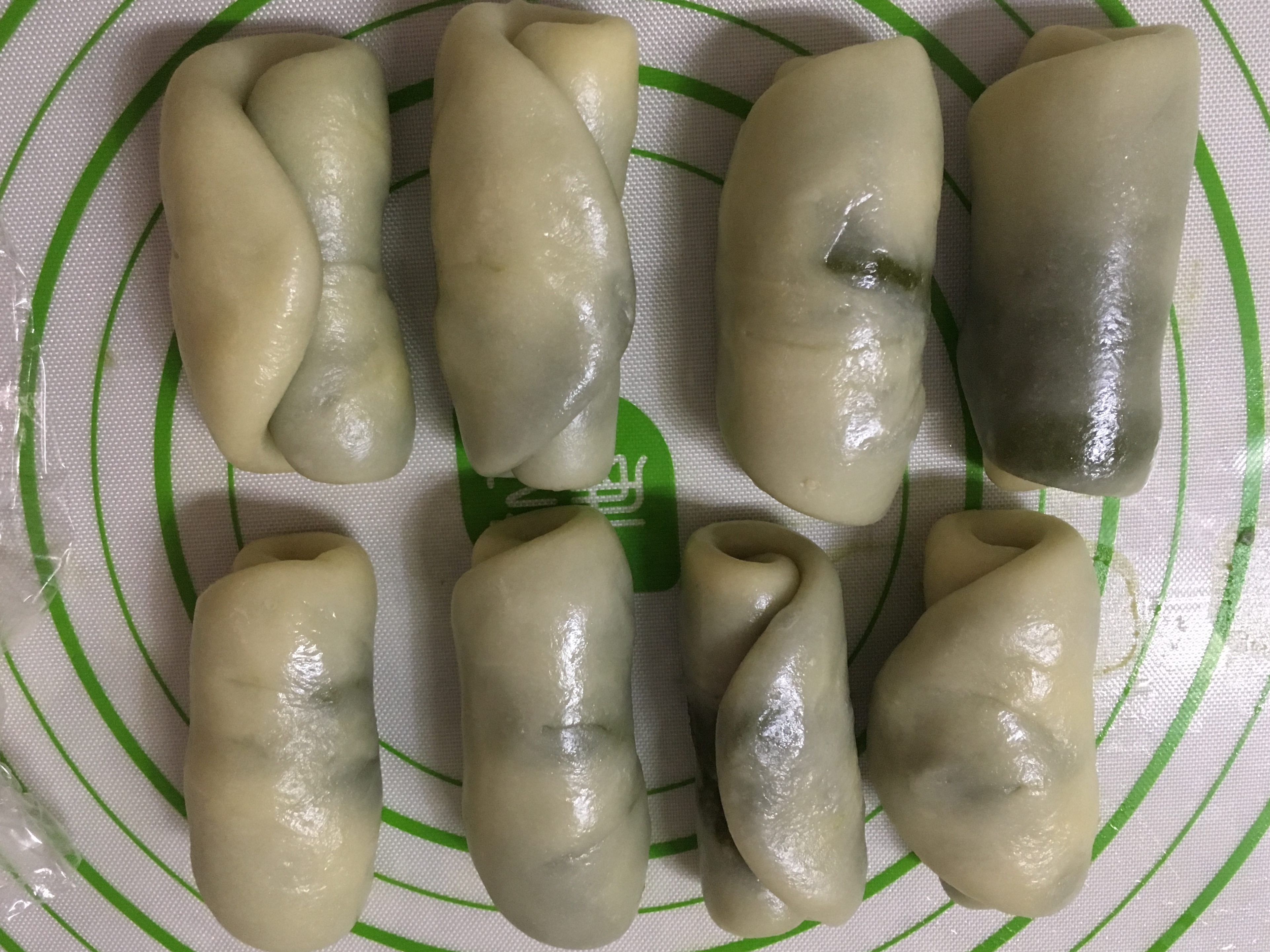 教你做抹茶绿豆酥,层层酥到掉渣渣,内馅绵软香甜,都说不够吃 - 114