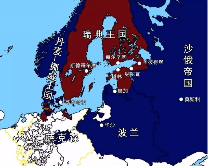 瑞典对英格兰历史交战(大北方战争（下），俄罗斯VS瑞典——瑞典简史8)