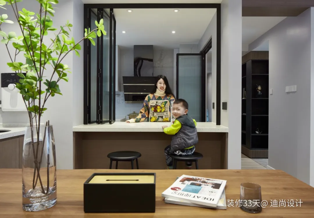 【親子宅設計精選】LDK一體化+可開合式廚房，兼顧三代人需求，打造中國式親子宅