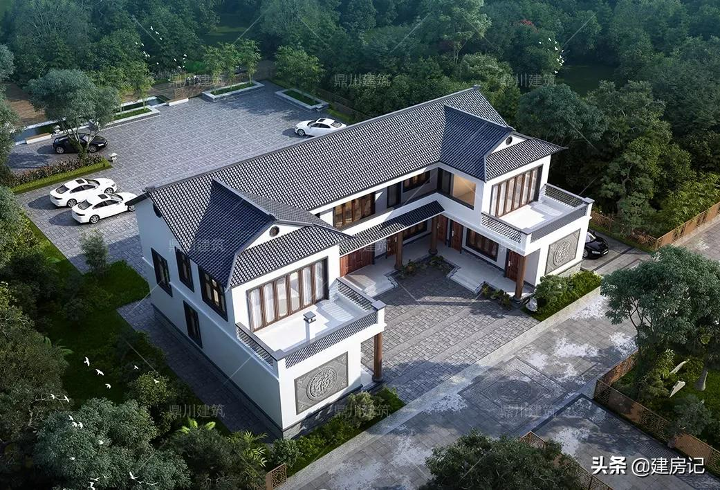 国人想建的房子，不可缺这6款湖北农村别墅，中式合院雅致又高级