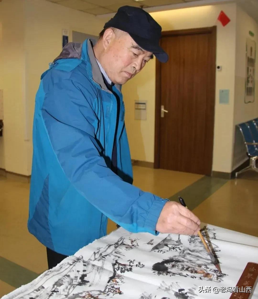 弘扬国学经典 品味书画艺术 太原市老年书画家协会走进爱尔眼科医院