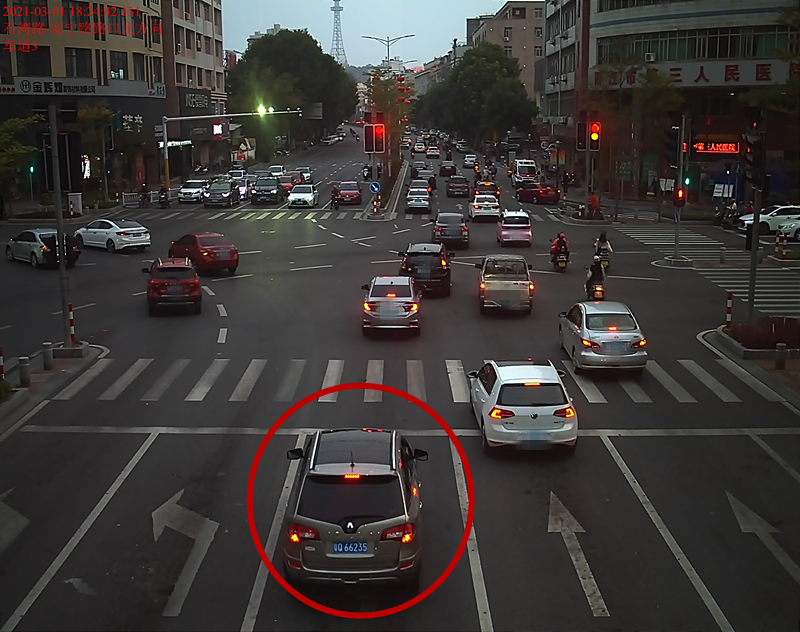 交通违法曝光！