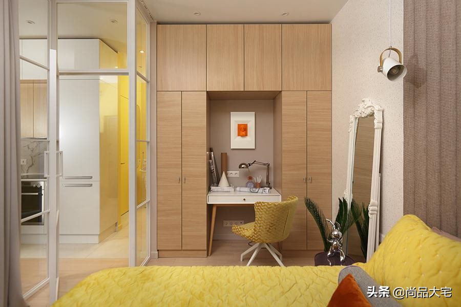 年轻夫妻的温馨生活：住34㎡公寓，宽敞舒适，居然还有衣帽间