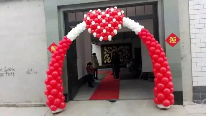 气球链及气球拱门的制作方法
