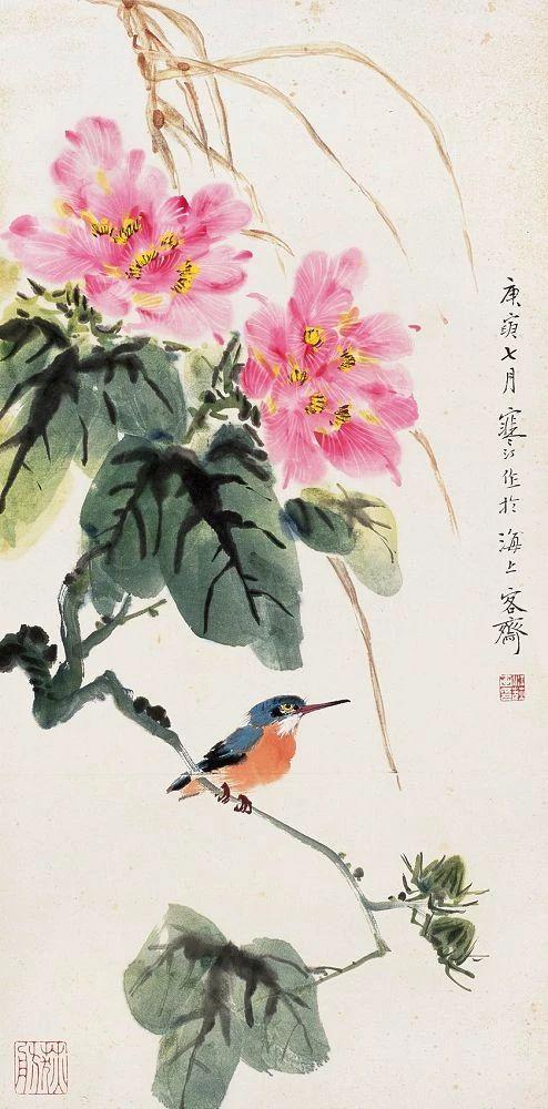 荷花国画图片大全欣赏(十大国画名家笔下的芙蓉花) - 赤虎壹号