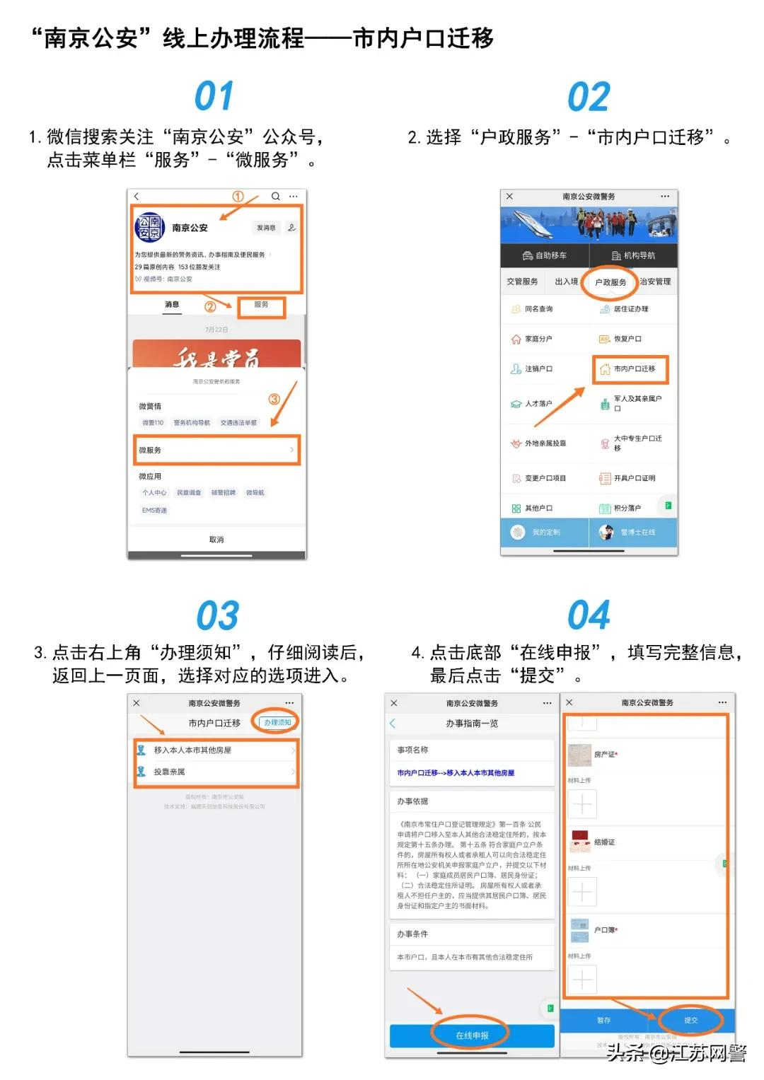 江苏南京：临时身份证明、无犯罪记录证明等户政高频业务网上申办指南！