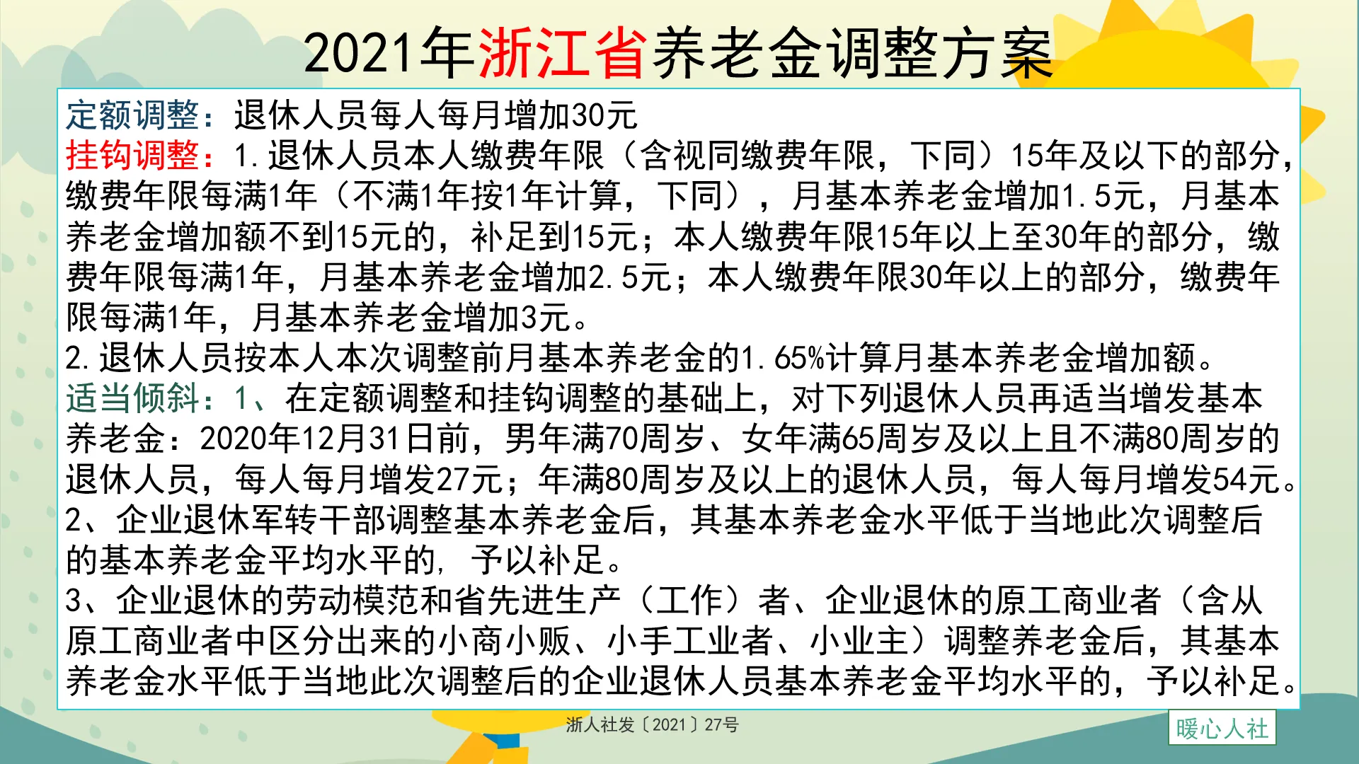 相同缴费年限、个人账户余额，前后差一年退休，养老金相差大吗？