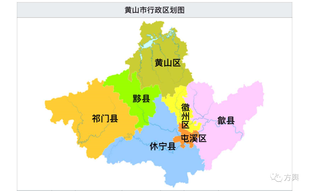 黄山市三区四县图片