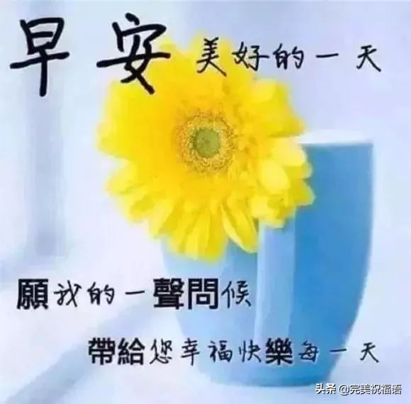 微信里很温馨的早晨好暖心祝福句子 早上好微信问候祝福语录