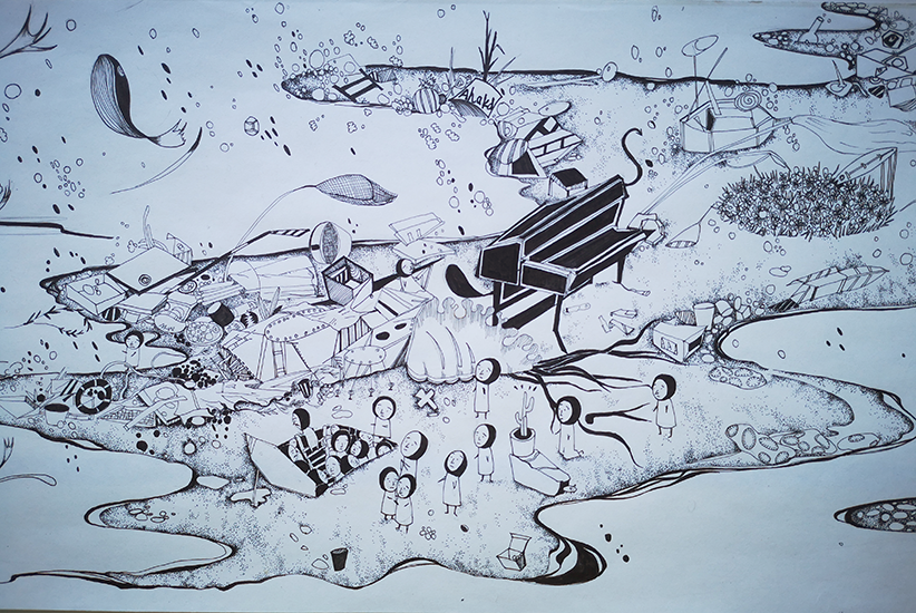 南京师范大学美术学院动画系毕业展——插画类作品展示