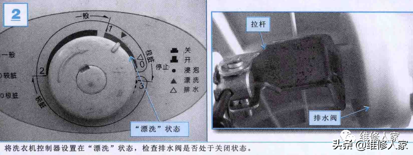 波轮式洗衣机排水系统的检修方法