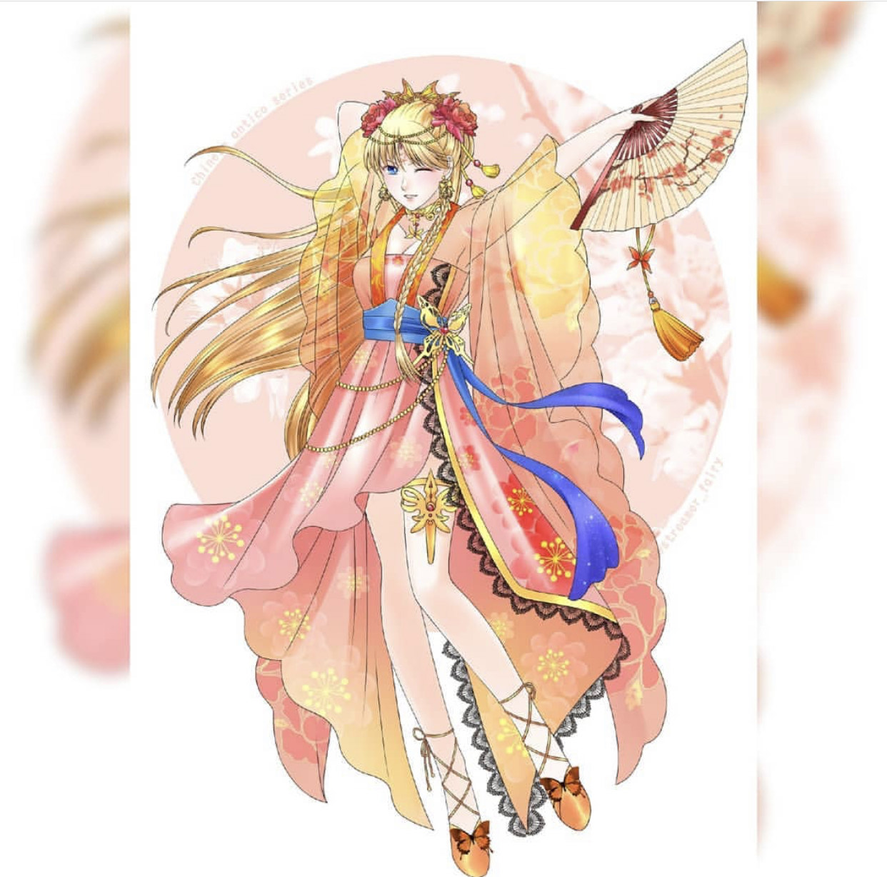 《美少女战士》遇上唐装,月野兔堪比杨贵妃,红衣火野丽很吸睛