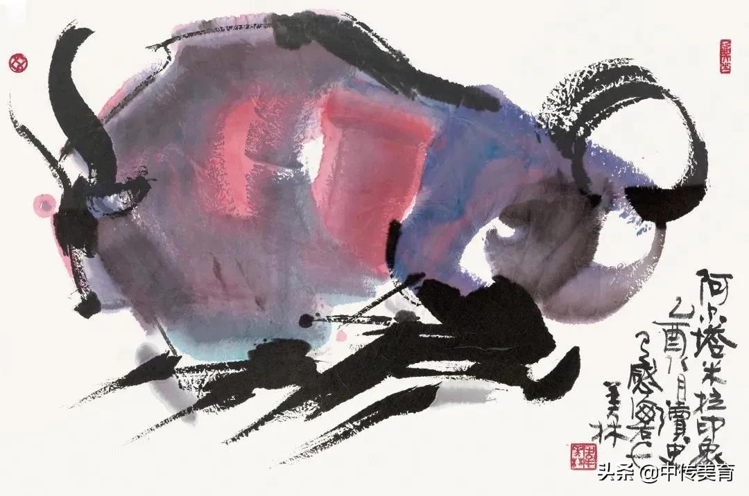 别看十二星座了！！韩美林笔下的生肖水墨画，看一眼就爱上了