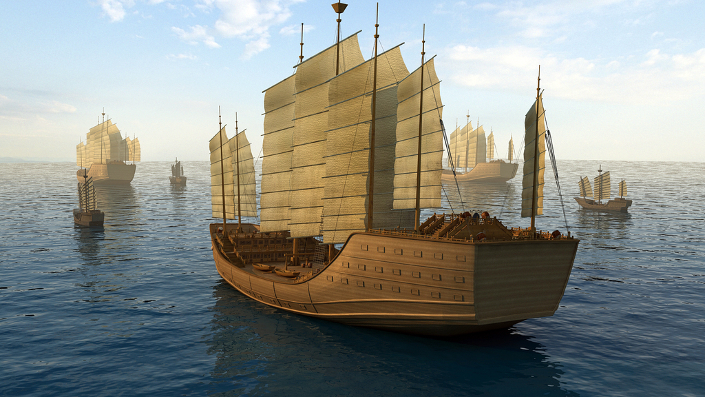 郑和下西洋的大船