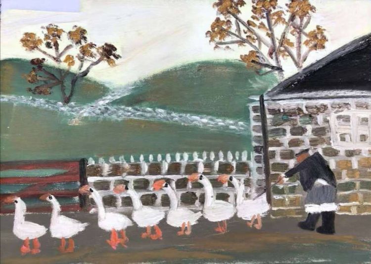 67岁实现儿时梦-常熟老年大学油画班首次开展