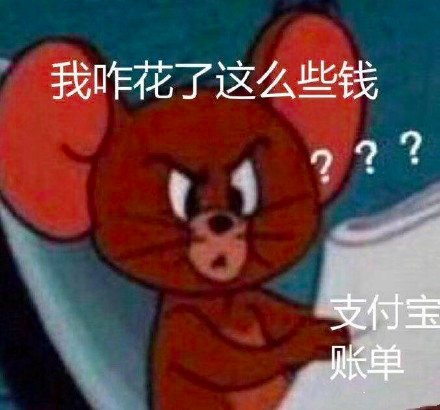 吐槽支付宝年度账单的表情包合集｜我有这么多钱吗？我怎么不知道