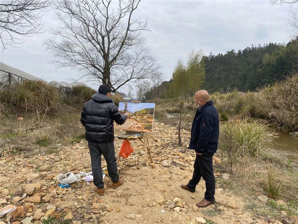 庚子之春&nbsp;&nbsp; 古村写生 ——著名油画家陈华平家乡古村落写生