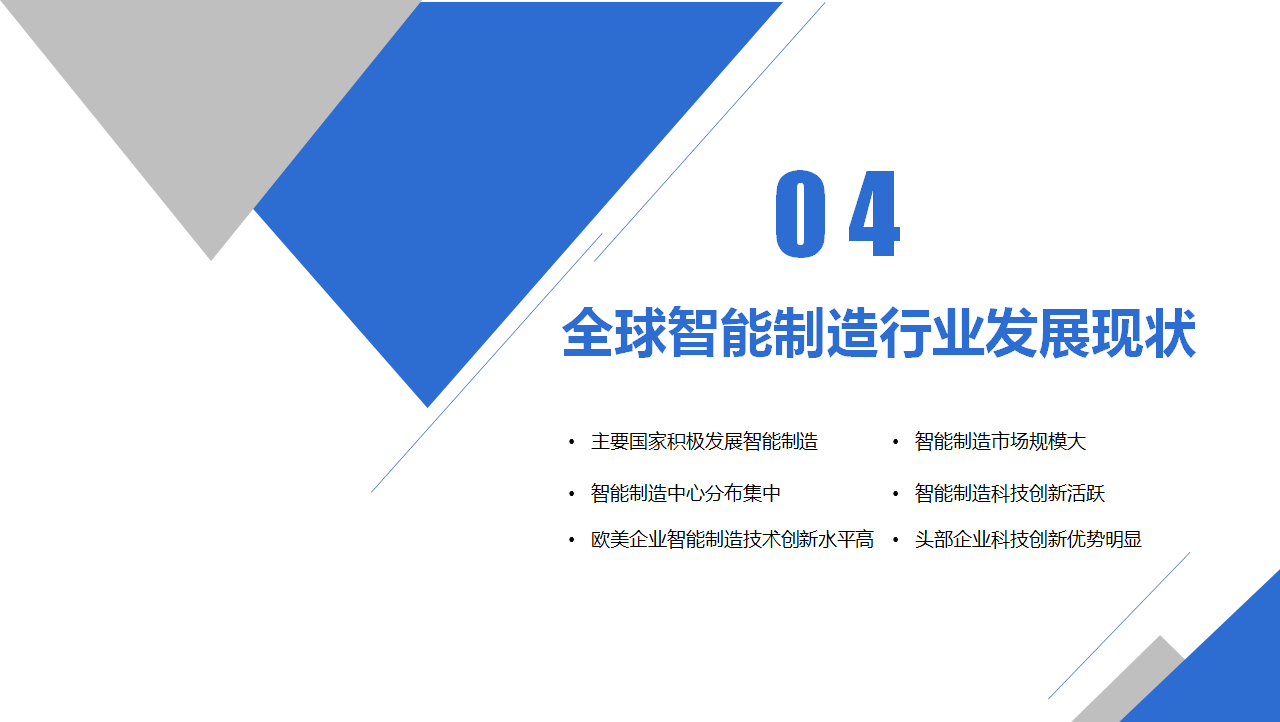 2021“十四五”中国智能制造行业市场前景及投资研究报告