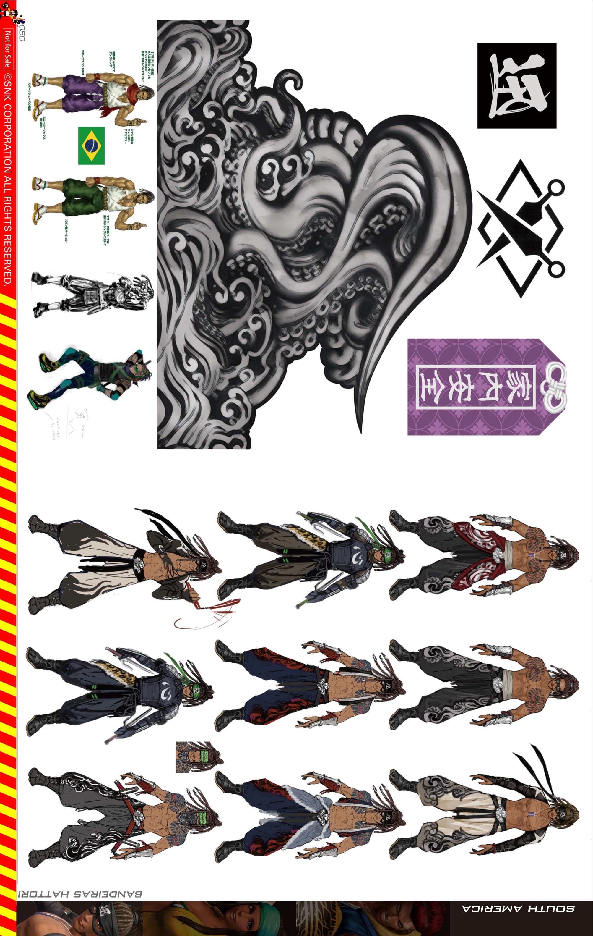 《拳皇14》原版高级人物角色设定艺术画集，你如何评价拳皇14呢？