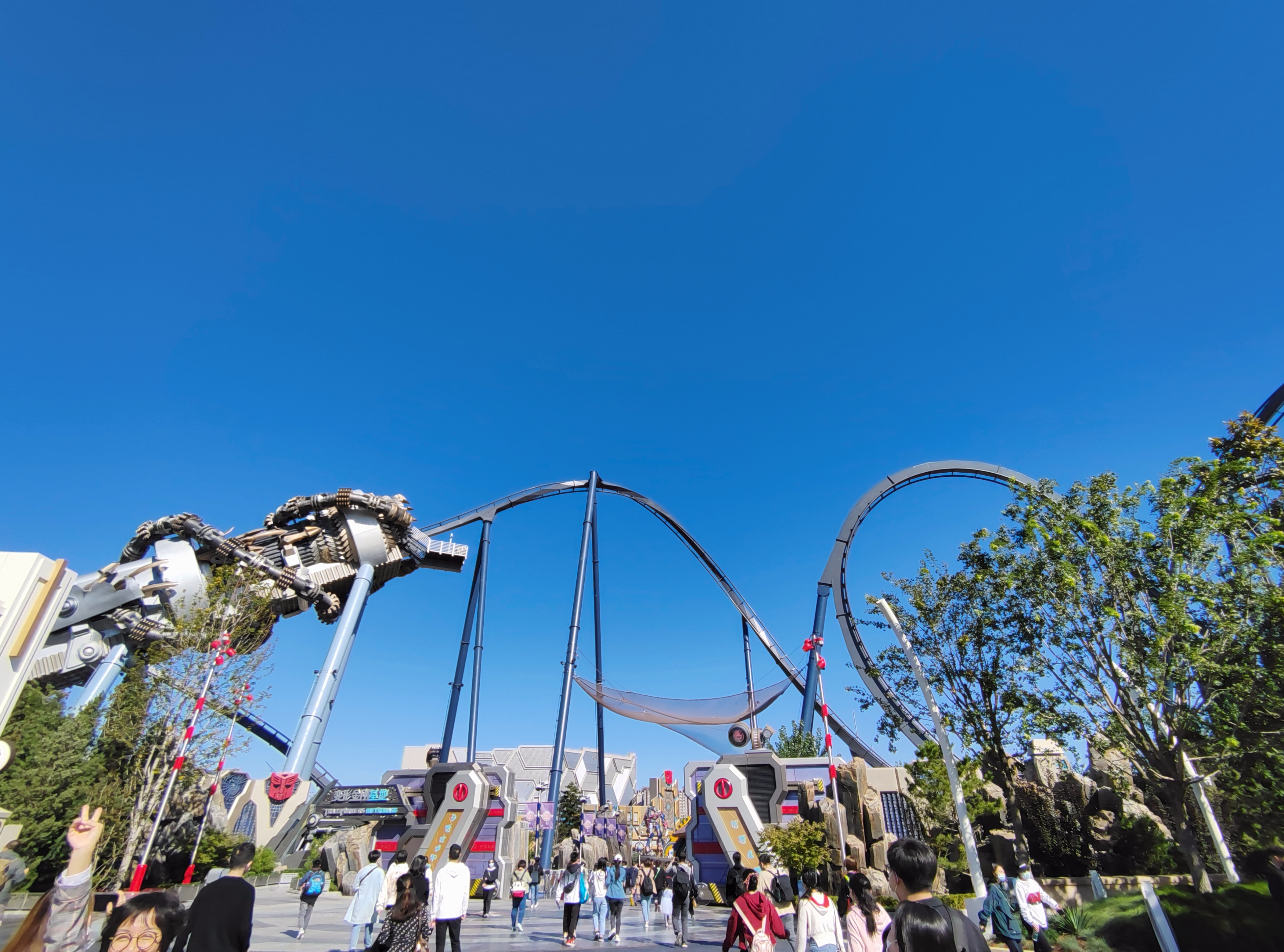 北京环球影城,霸天虎过山车,超刺激~④未来水世界推荐指数