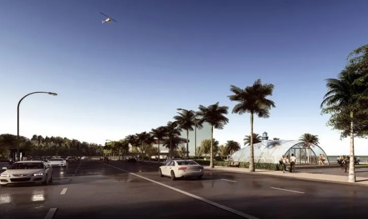 情侣路升级！海滨泳场新增地下通道，还有项目配套停车场功能！