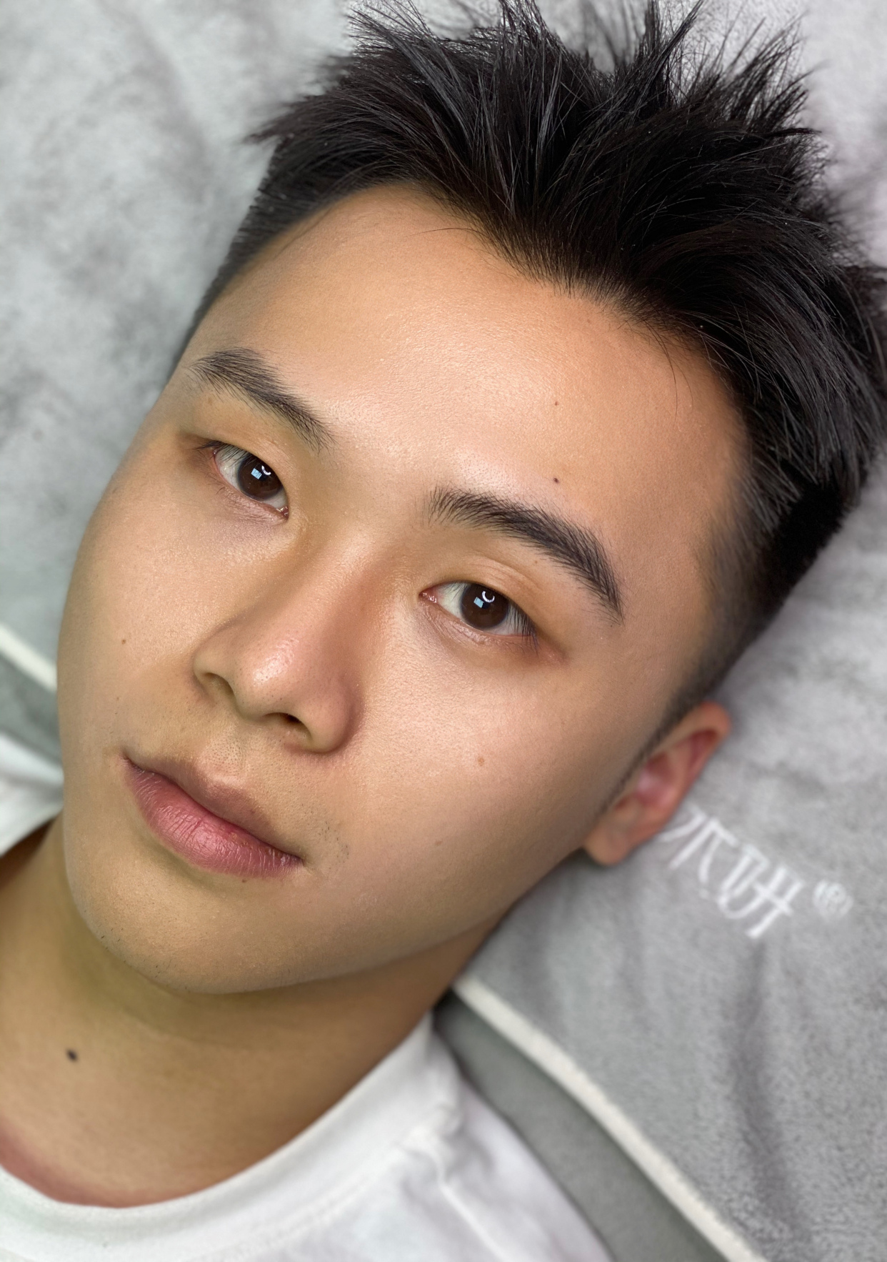 男士纹眉展示效果,小姐姐眼里的男神