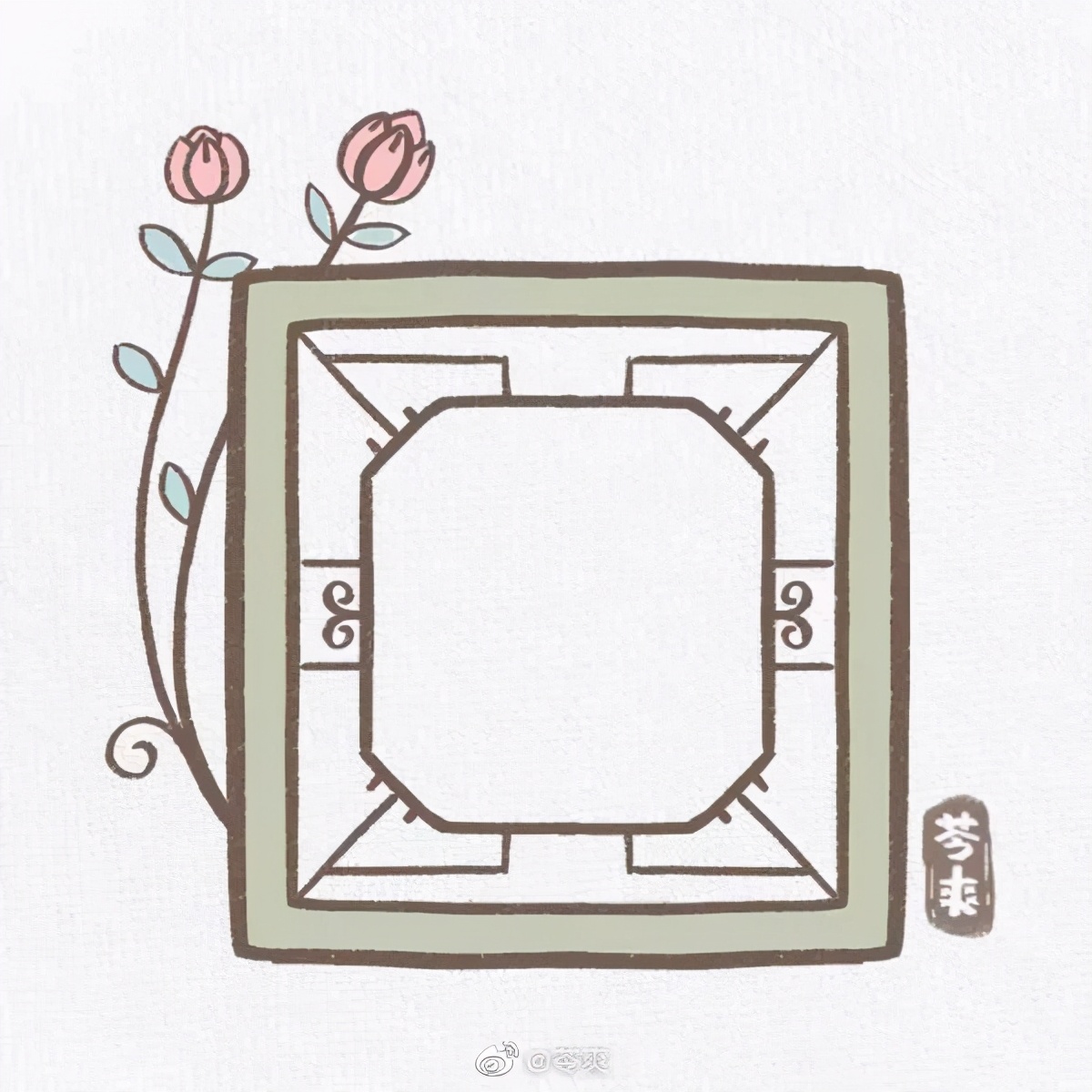 13简笔画古风(简笔画古风)