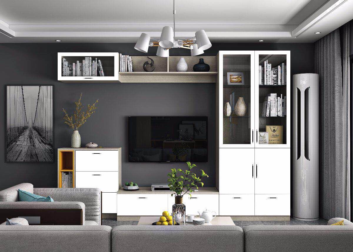 高度通常情况下,电视柜的高度能够直接影响我们观看电视的体验(不包括