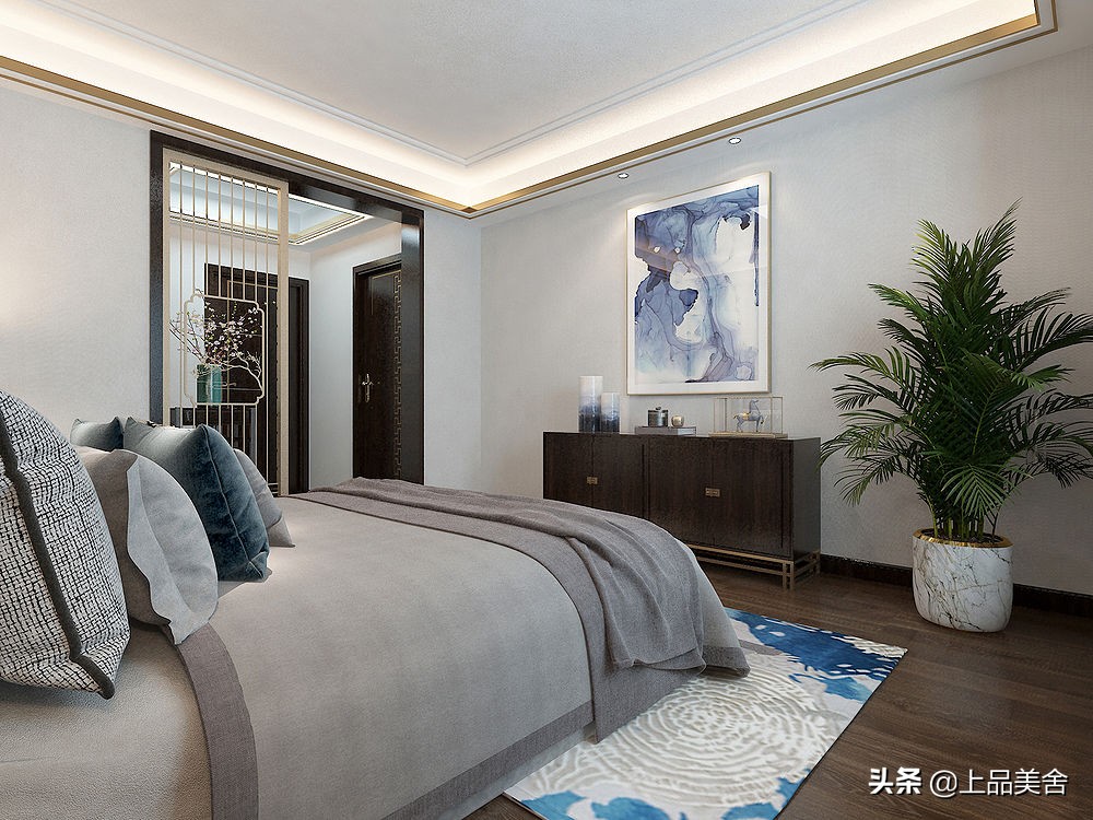 追求品质生活的夫妻俩，把160平新房装修成中式风，堪称样板间