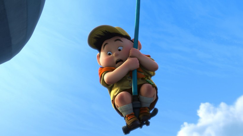 《飞屋环游记》讲述了小男孩卡尔(carl fredricksen)怀揣着对于冒险的