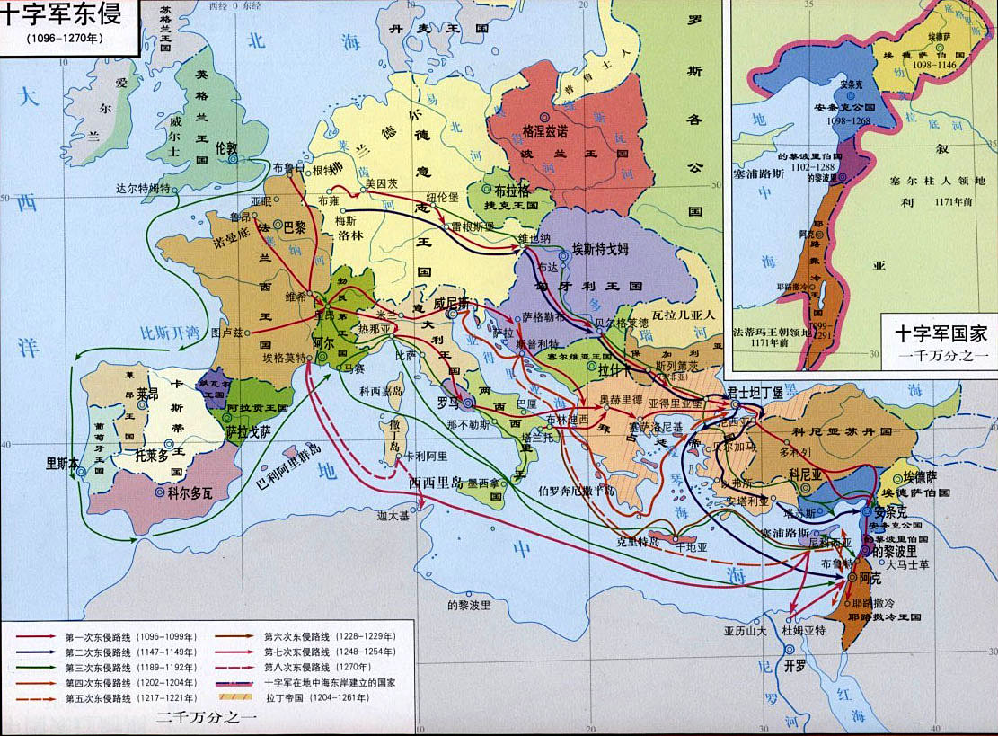 通过地图了解欧洲4000年的版图变化