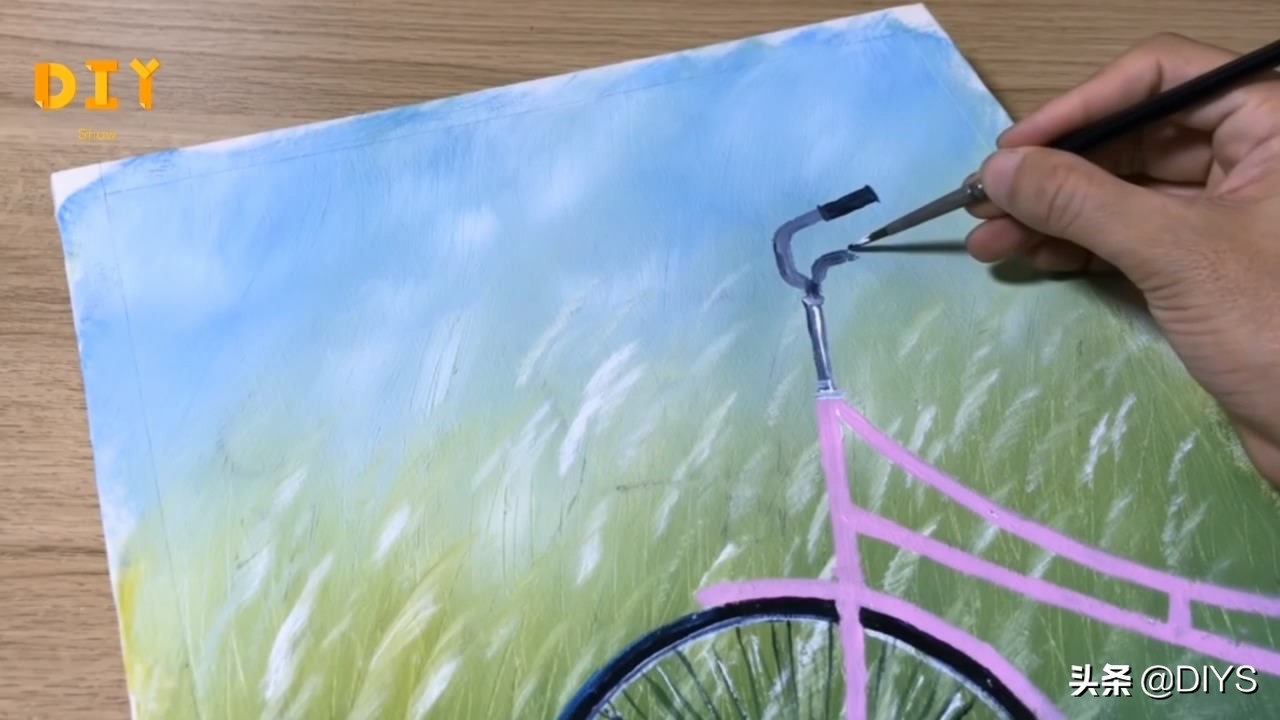 看看如何画漂亮的自行车，步骤详细，简单易学