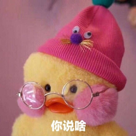 迷你腮红小黄鸭表情包合集|人家超可爱