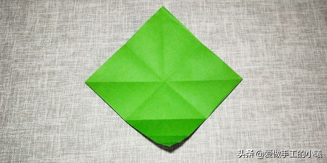 小清新树叶书签折纸，世界读书日专属教程，送给爱阅读的你