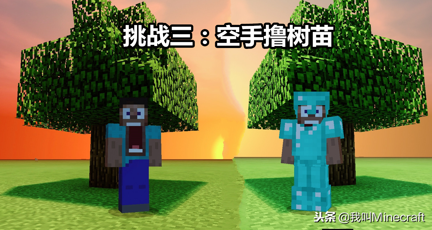 我的世界：看似简单的5项挑战，大佬却干不过萌新，你敢应战么？