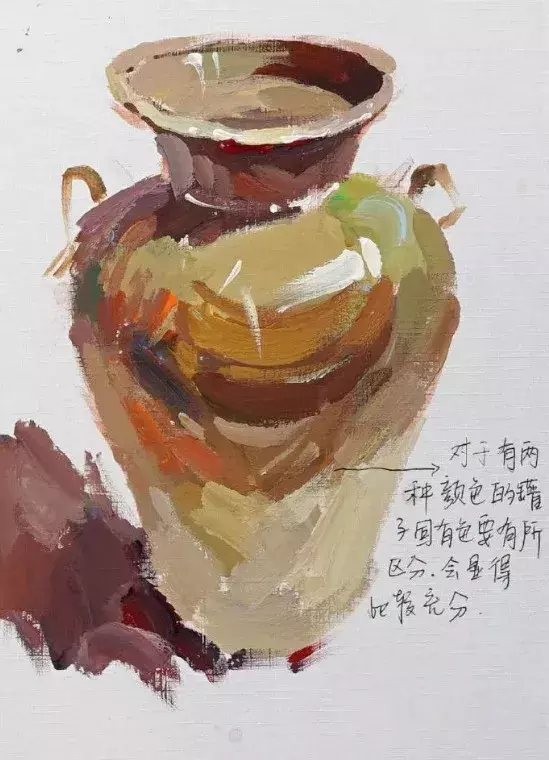 色彩干货 | 不锈钢和陶罐的画法技巧,它们有哪些特点呢?
