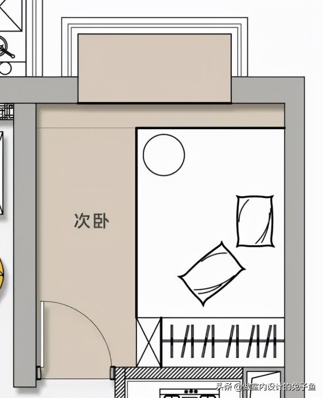 年轻夫妻的80㎡两居室，因“圆形”布置而走红，不要电墙太香了