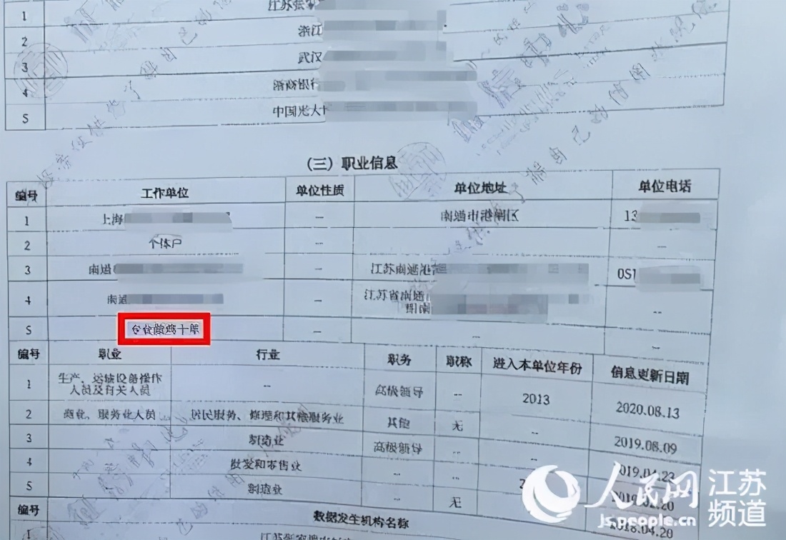 侮辱性极强！个人征信报告竟被这样填写