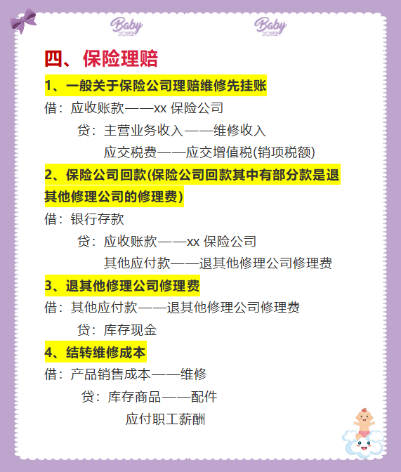 感恩！退休老会计为初出茅庐的你编写：汽车4s会计分录+常用表格