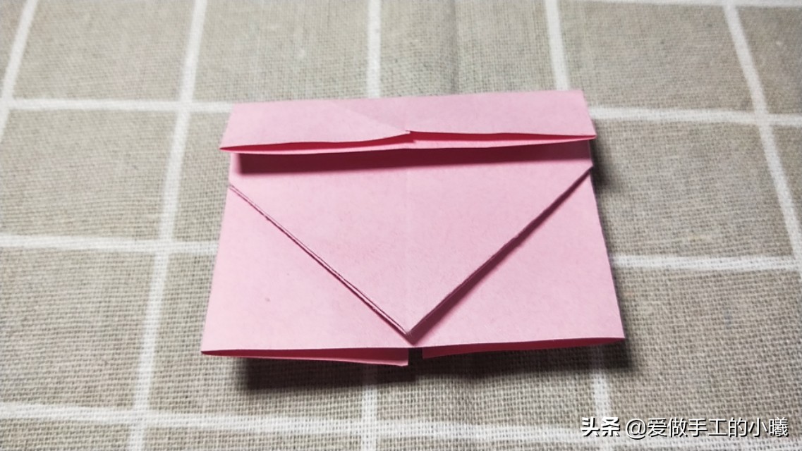折纸教程:当爱心遇上蝴蝶结，简单别致，漂亮加倍